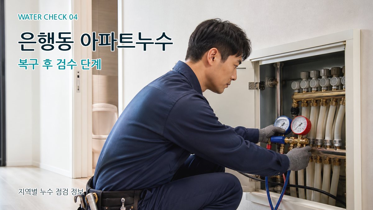 은행동 누수탐지 누수탐지 이미지