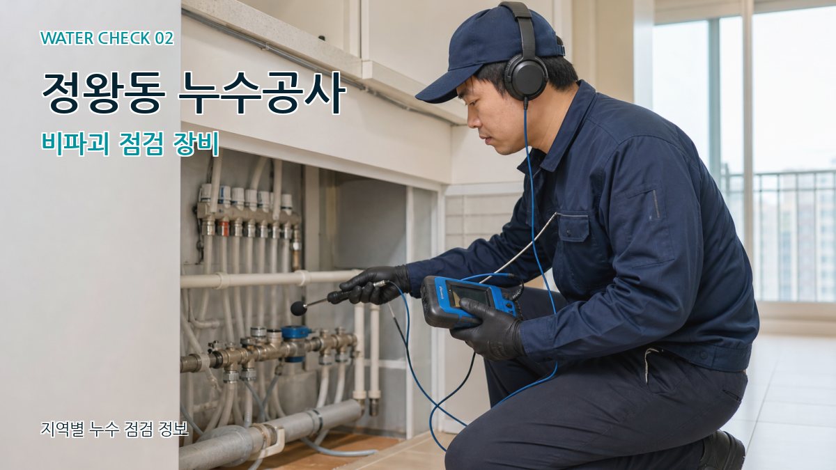 정왕동 화장실누수 누수탐지 이미지