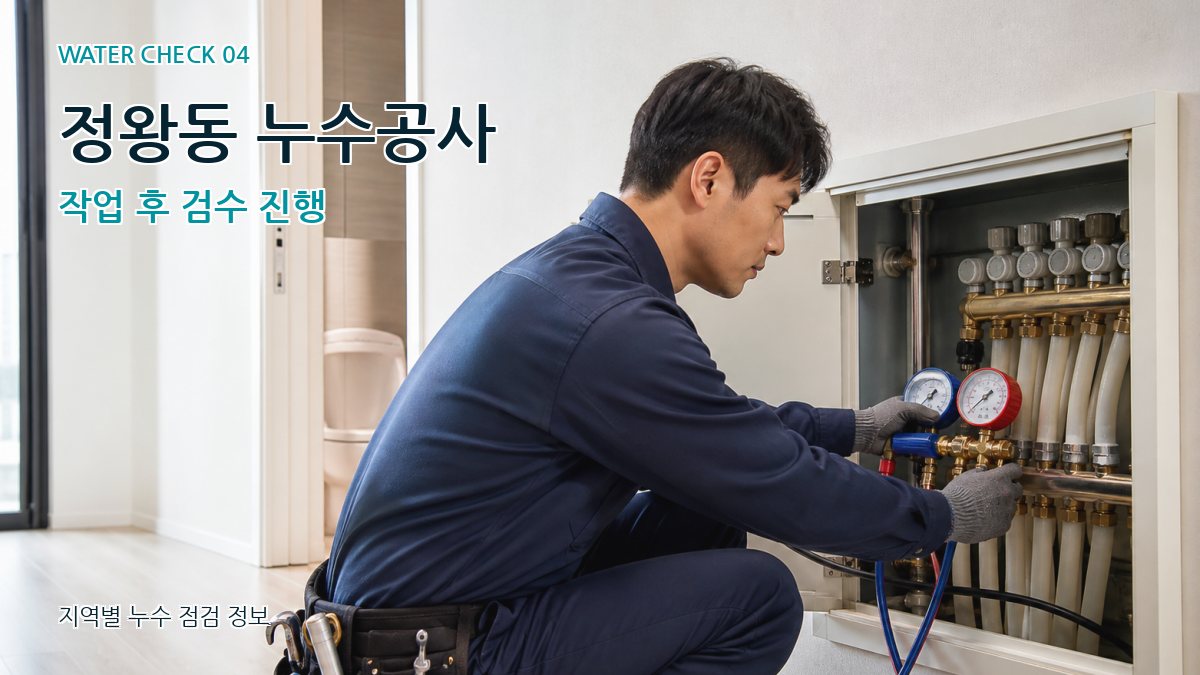 정왕동 누수탐지 누수탐지 이미지