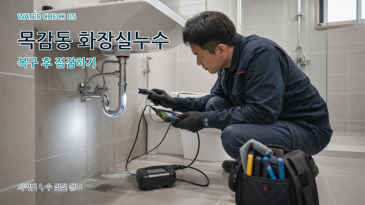 목감동 누수공사 누수탐지 이미지