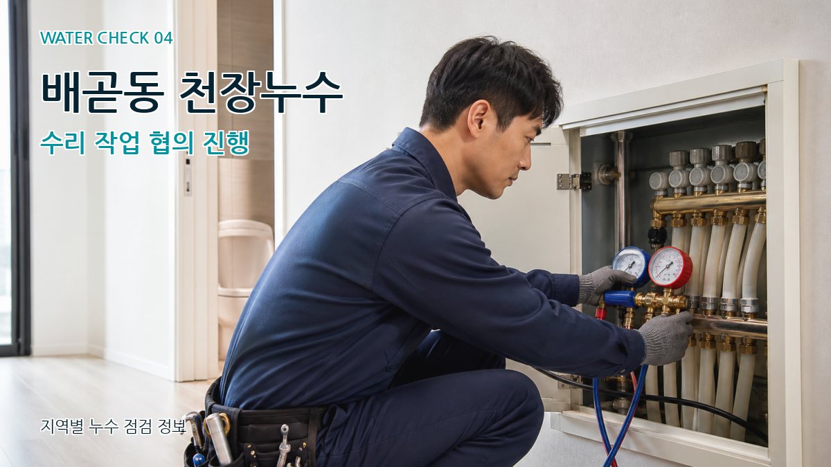 배곧동 누수탐지 누수탐지 이미지