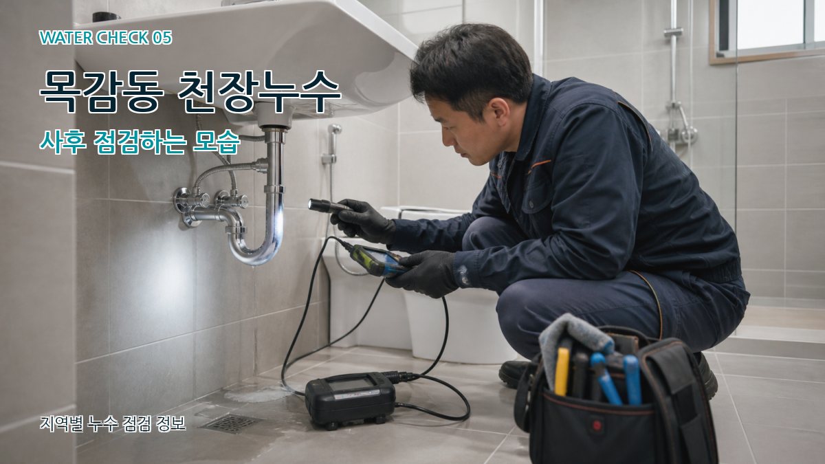 목감동 누수공사 누수탐지 이미지