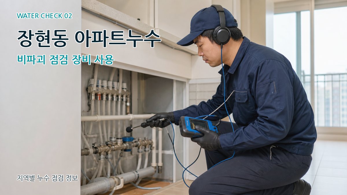 장현동 화장실누수 누수탐지 이미지