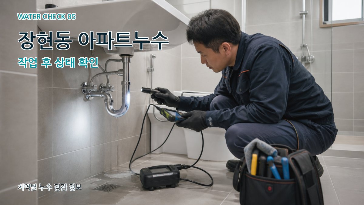 장현동 누수공사 누수탐지 이미지