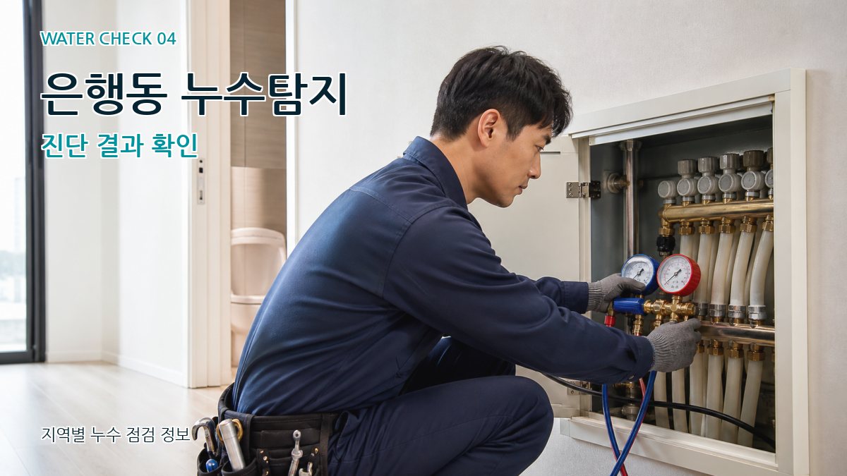 은행동 누수탐지 누수탐지 이미지