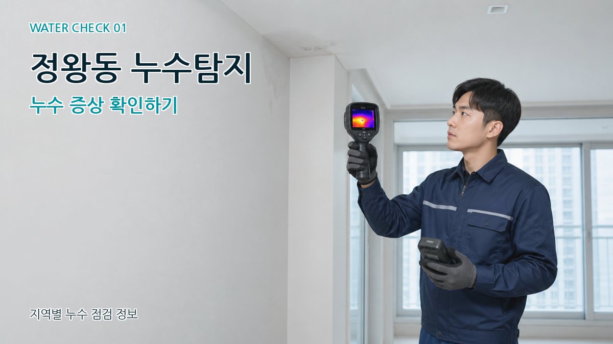 정왕동 누수탐지 누수 증상 확인하기