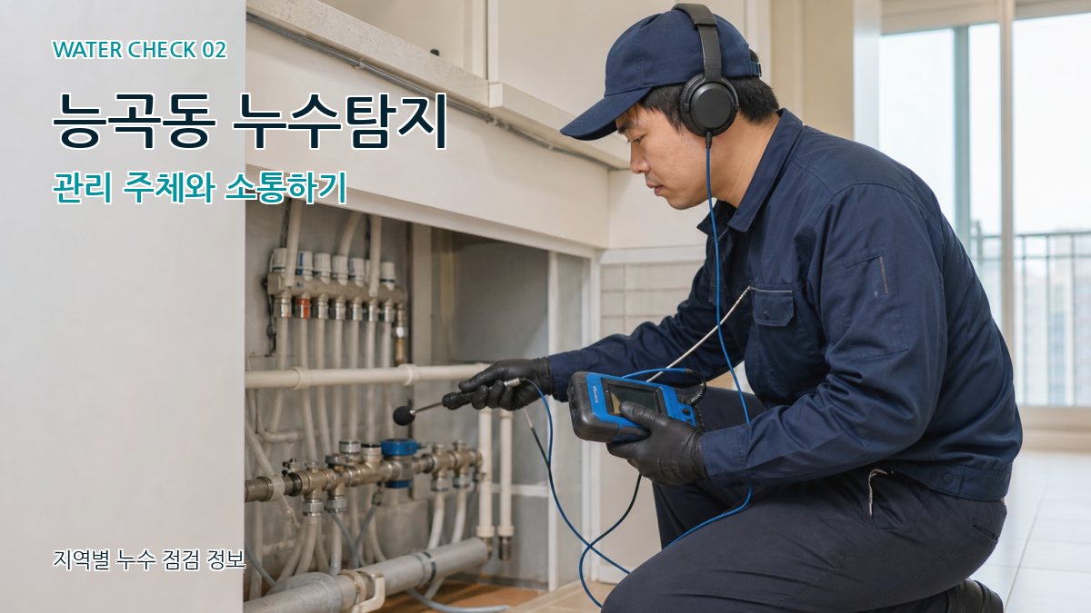 능곡동 화장실누수 누수탐지 이미지