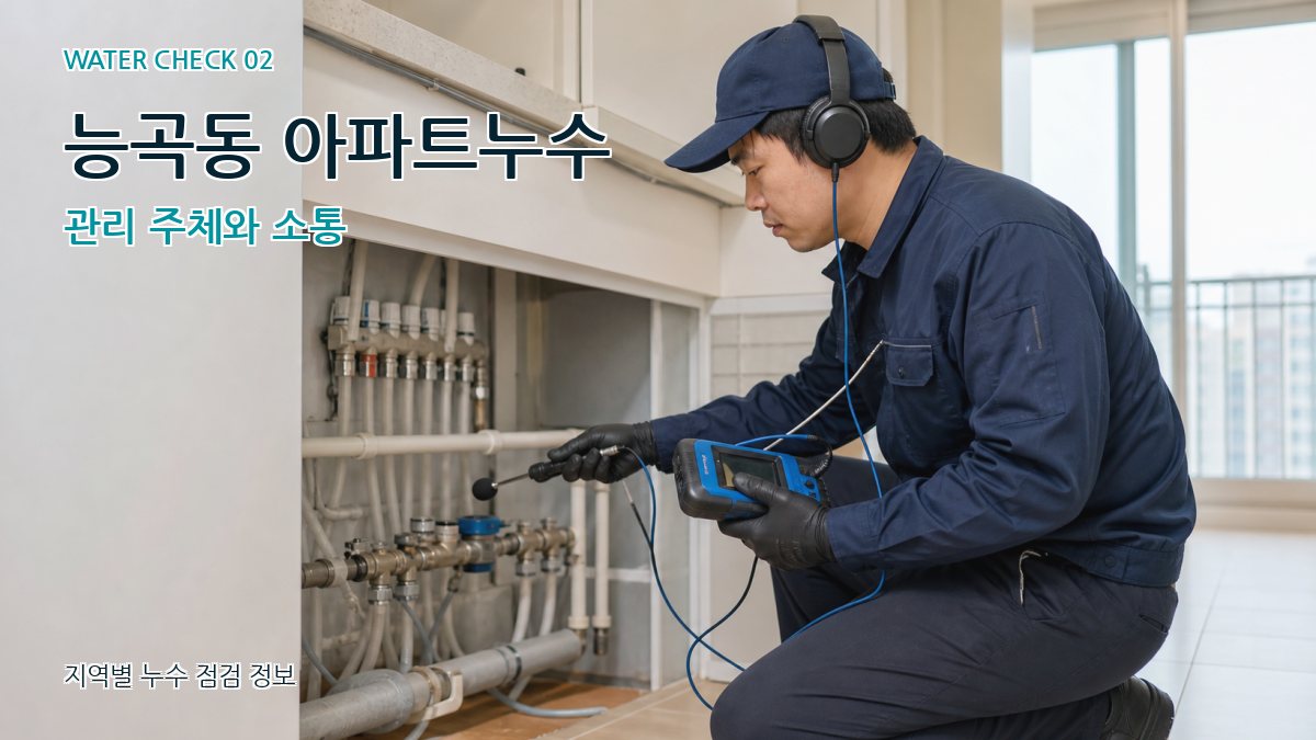 능곡동 화장실누수 누수탐지 이미지