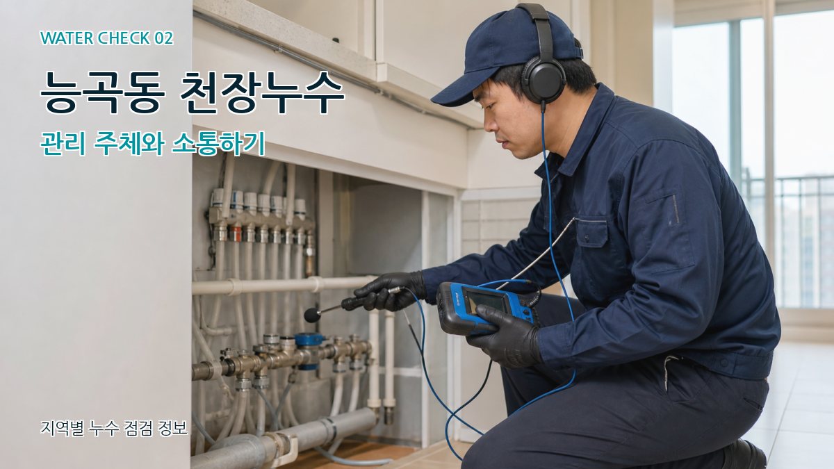 능곡동 화장실누수 누수탐지 이미지