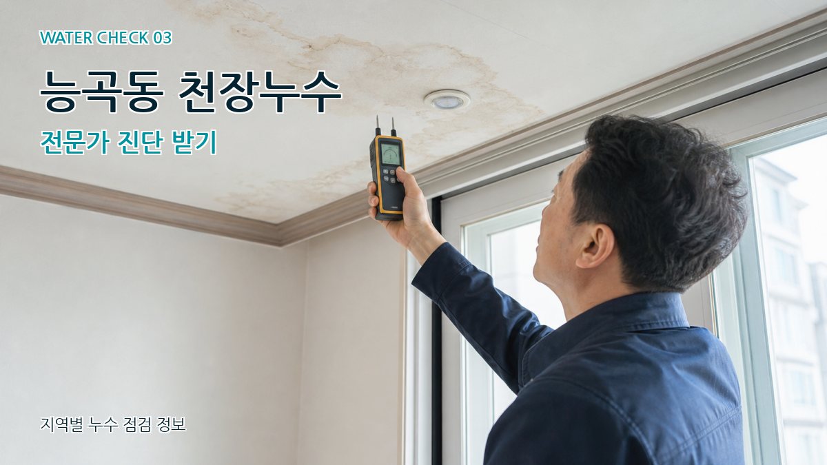 능곡동 천장누수 누수탐지 이미지
