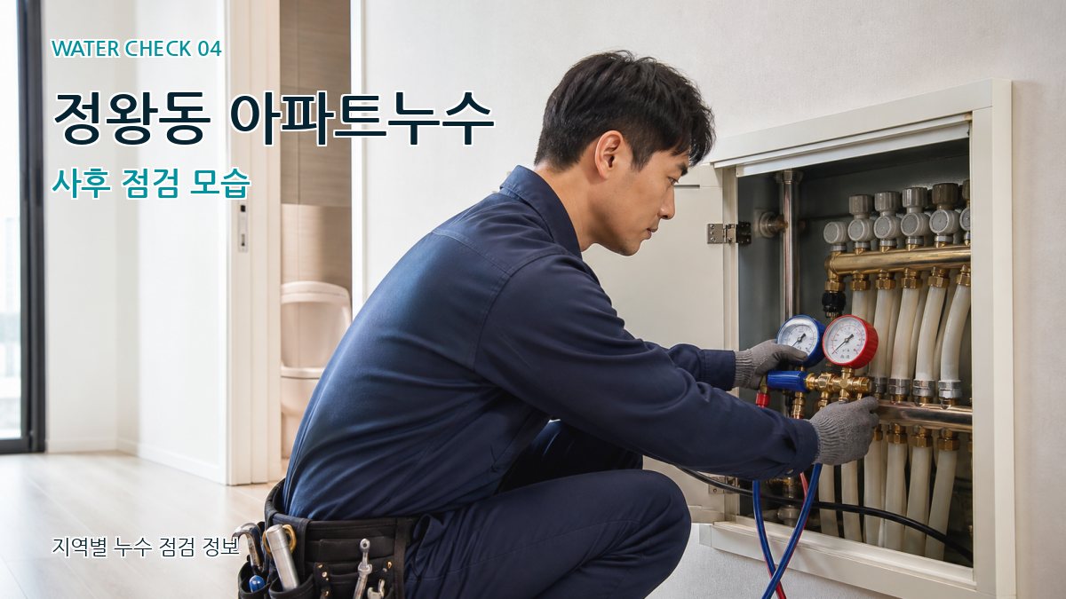 정왕동 누수탐지 누수탐지 이미지