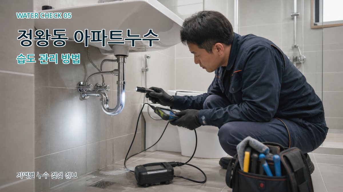 정왕동 누수공사 누수탐지 이미지