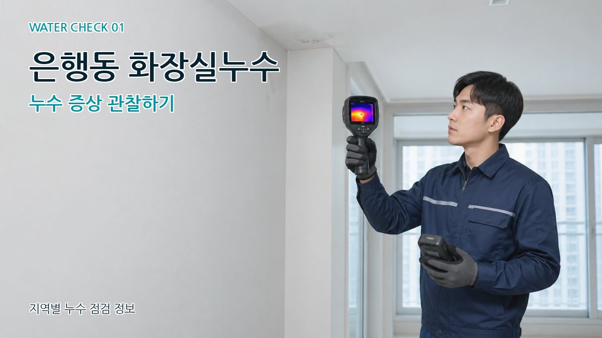 은행동 아파트누수 누수탐지 이미지
