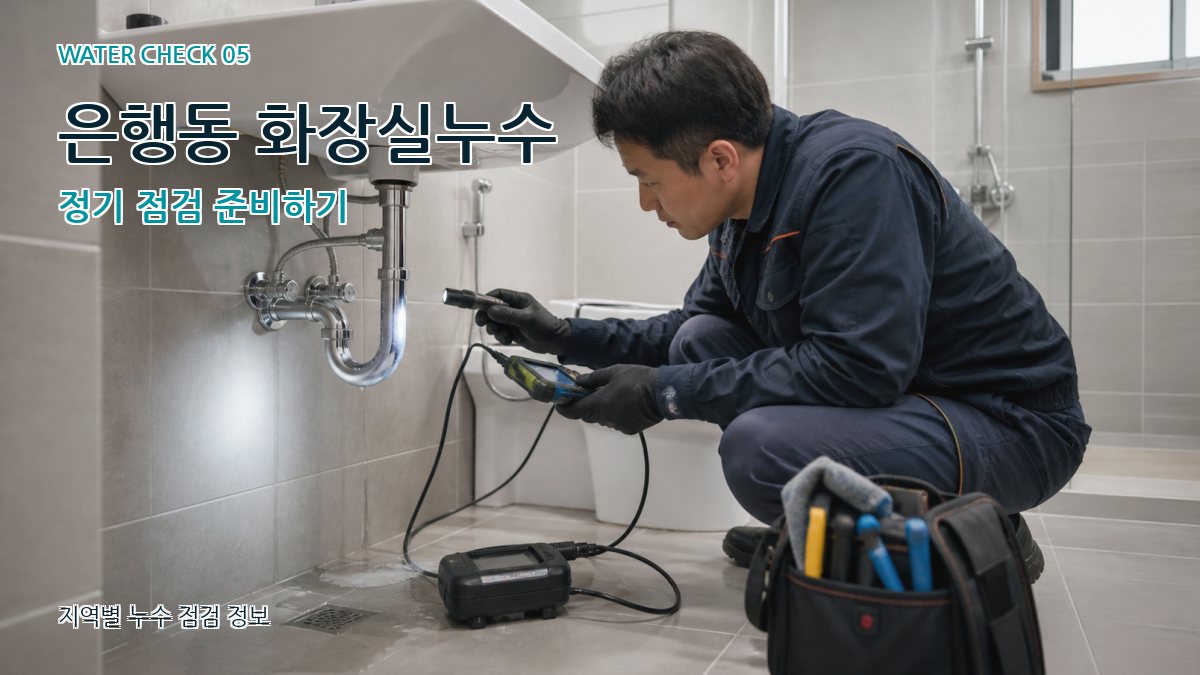 은행동 누수공사 누수탐지 이미지