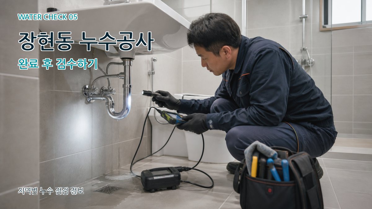 장현동 누수공사 누수탐지 이미지