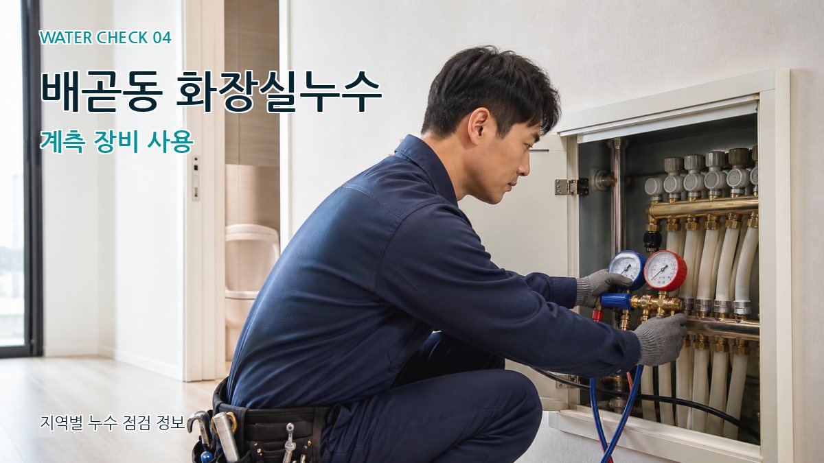 배곧동 누수탐지 누수탐지 이미지