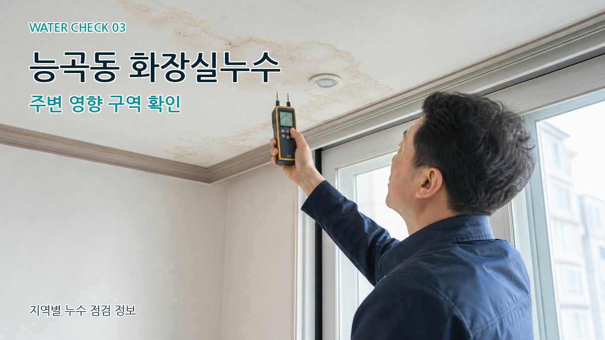 능곡동 천장누수 누수탐지 이미지