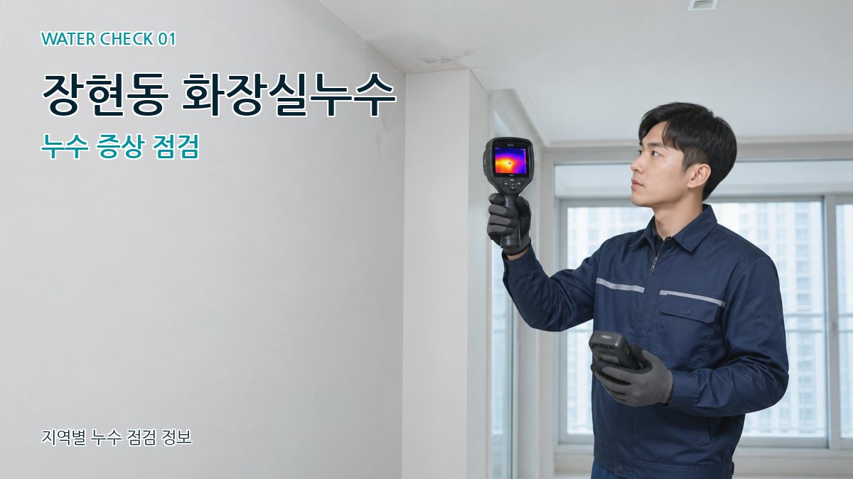 장현동 아파트누수 누수탐지 이미지