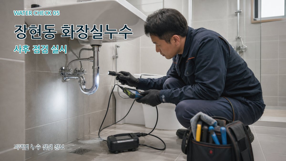 장현동 누수공사 누수탐지 이미지