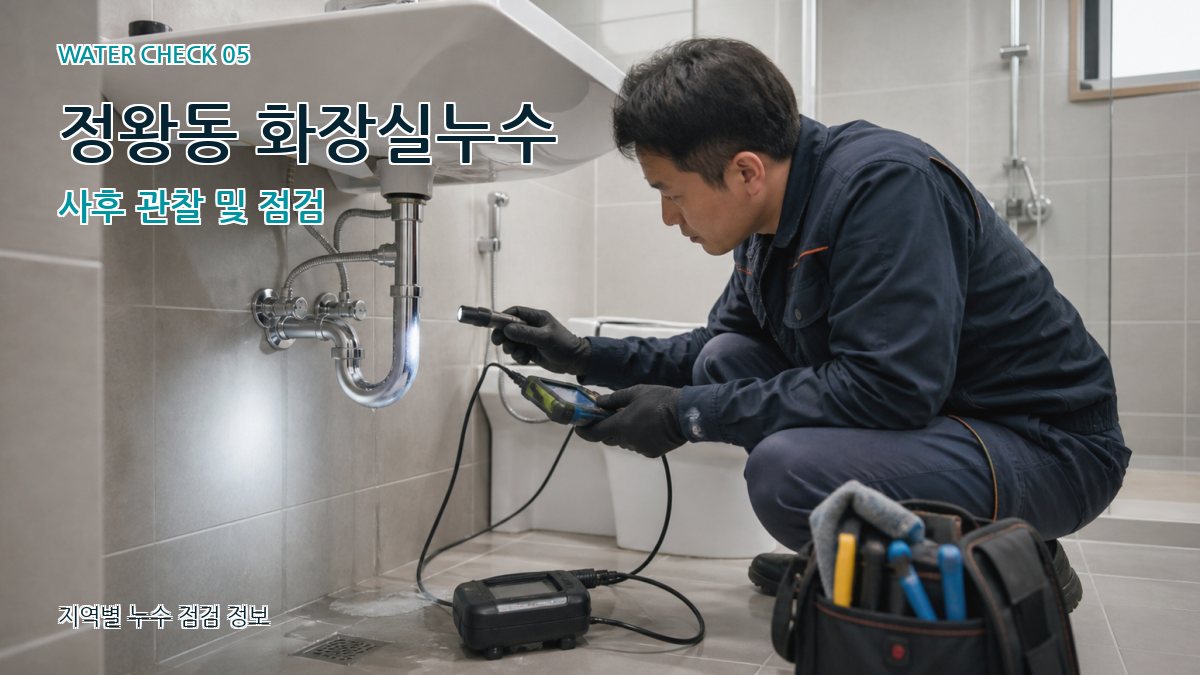 정왕동 누수공사 누수탐지 이미지